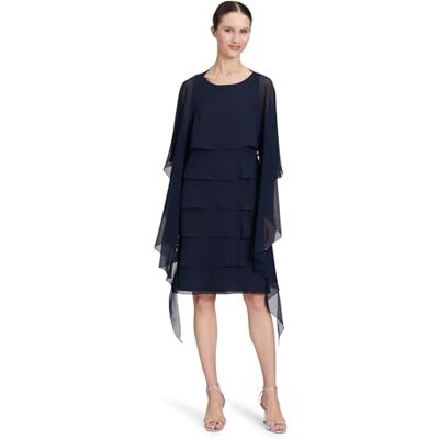 Vera Mont Damen 0071/4825 Stola, Blau, M EU Vera Mont Damen 0071/4825 Stola, Blau, M EU