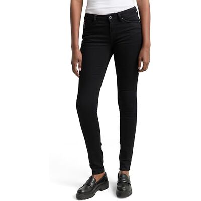 TOM TAILOR Denim Damen Jona Extra Skinny Jeans 10244 Clean Dark Stone Black Denim 31W / 32L TOM TAILOR Denim Damen Jona Extra Skinny Jeans 10244 Clean Dark Stone Black Denim 31W / 32L