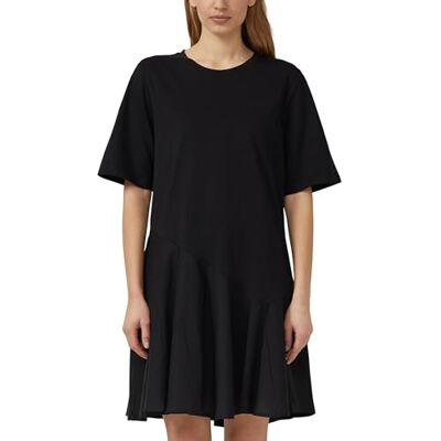 s.Oliver Fabricmix-Kleid mit asymmetrischer Naht s.Oliver Fabricmix-Kleid mit asymmetrischer Naht