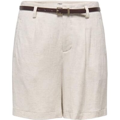 ONLY Onlsiesta Hw Belt Lin Bl Shorts PNT Noos ONLY Onlsiesta Hw Belt Lin Bl Shorts PNT Noos