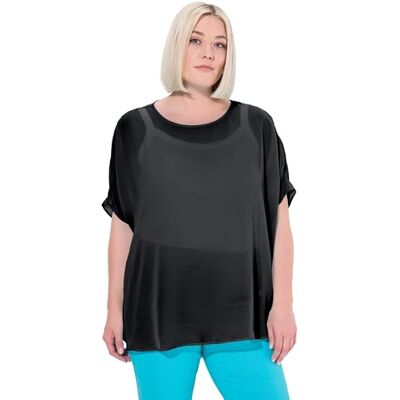 Ulla Popken , Damen, große Größen, Chiffonbluse Ulla Popken , Damen, große Größen, Chiffonbluse