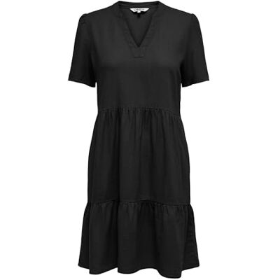 ONLY Onltiri-Goa Ss V-NEC Lin Bl Dress Cc PNT ONLY Onltiri-Goa Ss V-NEC Lin Bl Dress Cc PNT