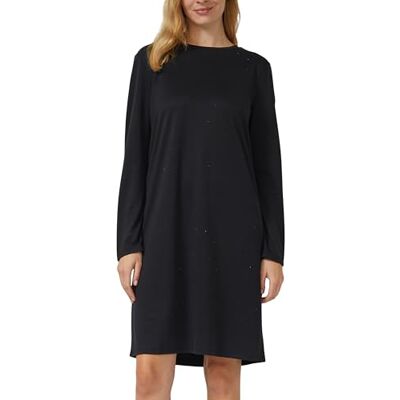s.Oliver Fließendes Jersey-Kleid mit Schmucksteinen s.Oliver Fließendes Jersey-Kleid mit Schmucksteinen