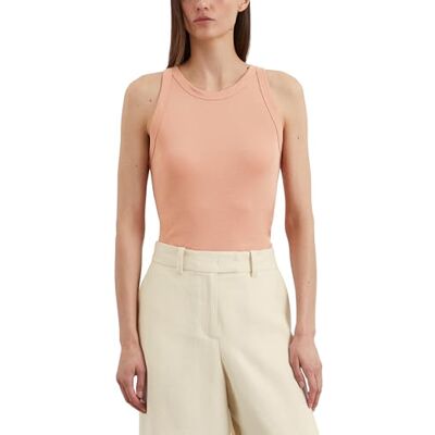 Marc O' Polo Marc OߴPolo Damen Tanktop mit Rundhalsausschnitt Regular Fit, Rosa (Mellow Peach), XL Marc O' Polo Marc OߴPolo Damen Tanktop mit Rundhalsausschnitt Regular Fit, Rosa (Mellow Peach), XL