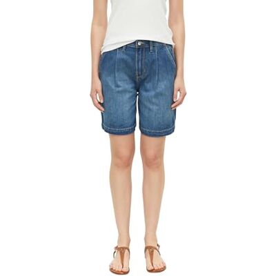 s.Oliver Damen Jeans-Shorts – Regular Fit, Wide Leg, High Rise, Denim – Für Urlaub s.Oliver Damen Jeans-Shorts – Regular Fit, Wide Leg, High Rise, Denim – Für Urlaub