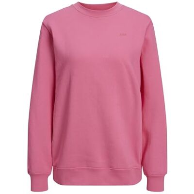 JJXX Jack & Jones Damen Jxabbie Ls Rel Every Brush Crew Noos Sweatshirt, Carmine Rose/Print:Magenta Logo, XS EU JJXX Jack & Jones Damen Jxabbie Ls Rel Every Brush Crew Noos Sweatshirt, Carmine Rose/Print:Magenta Logo, XS EU