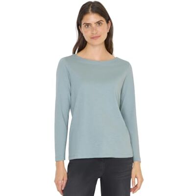 Cecil Basic Langarmshirt Light Mint Blue S Cecil Basic Langarmshirt Light Mint Blue S