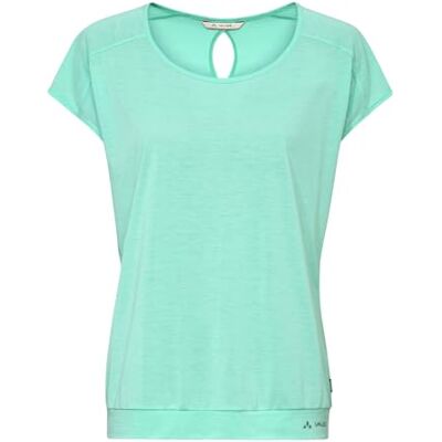 VAUDE Skomer T-Shirt III – Sportshirt Damen Kurzarm aus 75% recyceltem Polyester & 25% Lyocell, Sport Shirts für Damen mit überschnittener Schulter sage, 46 VAUDE Skomer T-Shirt III – Sportshirt Damen Kurzarm aus 75% recyceltem Polyester & 25% Lyocell, Sport Shirts für Damen mit überschnittener Schulter sage, 46