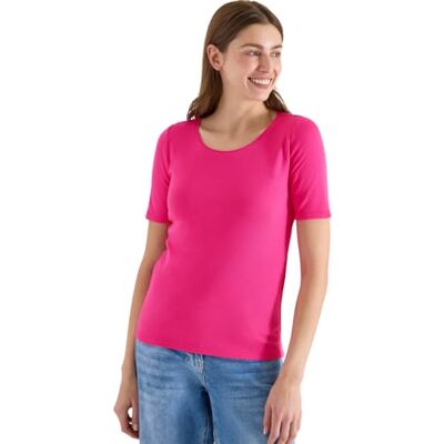 Cecil Basic T-Shirt mit Rundhals in Unifarbe Cecil Basic T-Shirt mit Rundhals in Unifarbe
