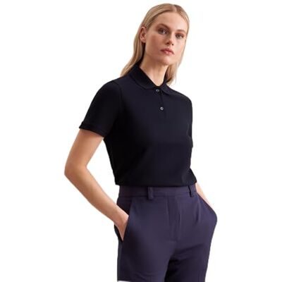 Seidensticker Damen Polo Shirt -Regular Fit Unifarben Kurzarm 100% Baumwolle Seidensticker Damen Polo Shirt -Regular Fit Unifarben Kurzarm 100% Baumwolle