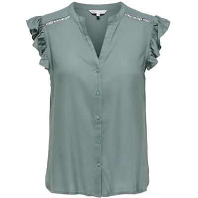 ONLY Onlrosella Life Capsleeve Shirt WVN Noos ONLY Onlrosella Life Capsleeve Shirt WVN Noos