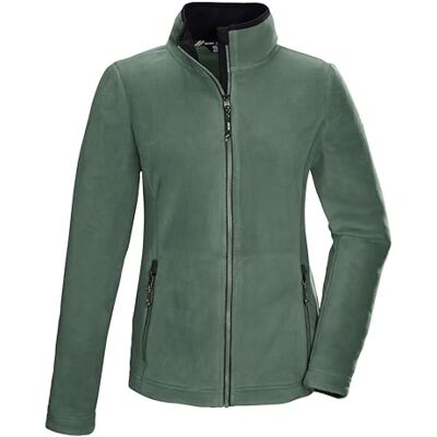 Killtec Damen Fleecejacke mit Stehkragen KOW 3 WMN FLC JCKT, grüngrau, 34, 43293-000 Killtec Damen Fleecejacke mit Stehkragen KOW 3 WMN FLC JCKT, grüngrau, 34, 43293-000
