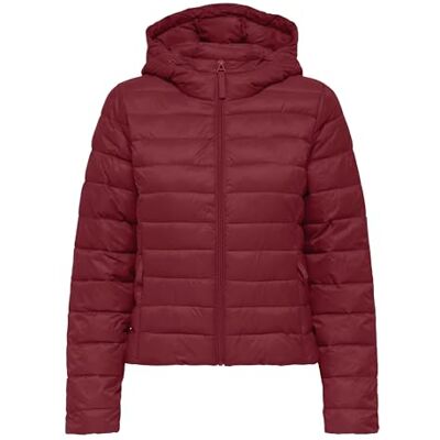 ONLY Damen Onltahia Lw Quilted Hood JKT Cc OTW, Cabernet, s ONLY Damen Onltahia Lw Quilted Hood JKT Cc OTW, Cabernet, s