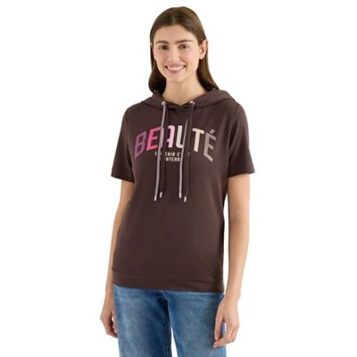 Cecil Kurzarm T-Shirt mit Kapuze und Print Cecil Kurzarm T-Shirt mit Kapuze und Print
