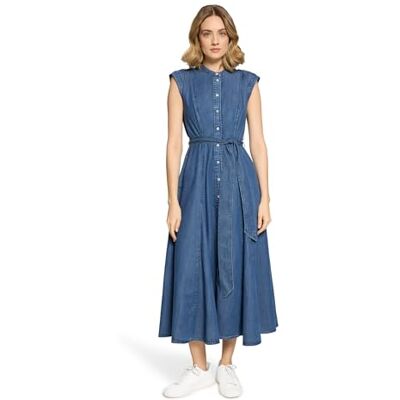 Cartoon Damen Jeanskleid mit Eingrifftaschen 42, Blau Cartoon Damen Jeanskleid mit Eingrifftaschen 42, Blau