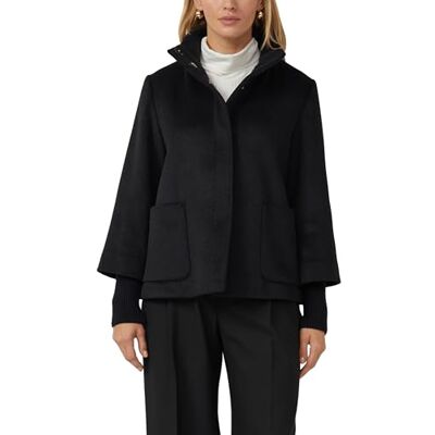 s.Oliver Jacke mit Stehkragen und Rippstrick-Manschette s.Oliver Jacke mit Stehkragen und Rippstrick-Manschette