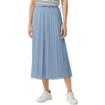 s.Oliver Plissierter Midi-Meshrock mit Jerseyfutter s.Oliver Plissierter Midi-Meshrock mit Jerseyfutter