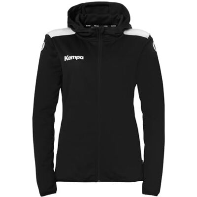 Kempa Damen Emotion 27 Kapuzenjacke Sport-Jacke, Schwarz/Weiß, M EU Kempa Damen Emotion 27 Kapuzenjacke Sport-Jacke, Schwarz/Weiß, M EU
