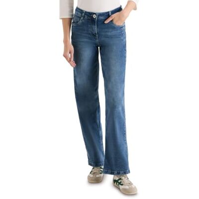 Cecil Wide Leg Jeans Light Blue Washed 29 Cecil Wide Leg Jeans Light Blue Washed 29