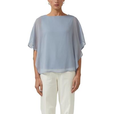 s.Oliver Chiffon-Shirt im Relaxed Fit mit Jersey-Top s.Oliver Chiffon-Shirt im Relaxed Fit mit Jersey-Top
