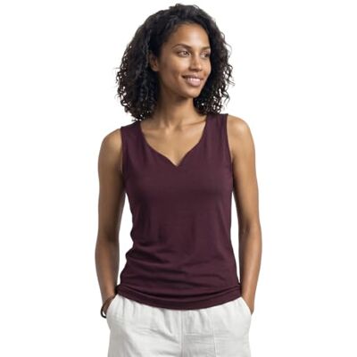 Street One Basic Top mit Herzausschnitt Rustic Rouge 38 Street One Basic Top mit Herzausschnitt Rustic Rouge 38