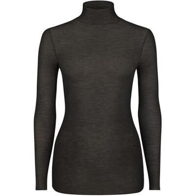 Nur Die Light & Warm Rollkragen Longsleeve mit Kaschmir Oberteil leicht warm weich langärmlig elegant Langarm-Unterhemd Damen Nur Die Light & Warm Rollkragen Longsleeve mit Kaschmir Oberteil leicht warm weich langärmlig elegant Langarm-Unterhemd Damen