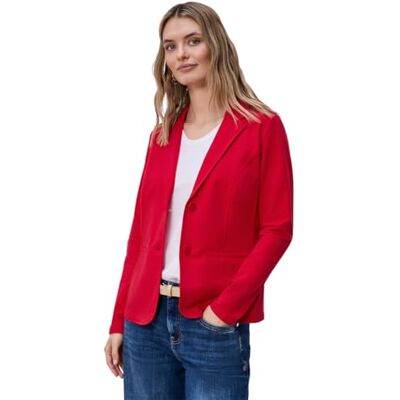 Street One Basic Blazer aus Jersey Salsa red 36 Street One Basic Blazer aus Jersey Salsa red 36