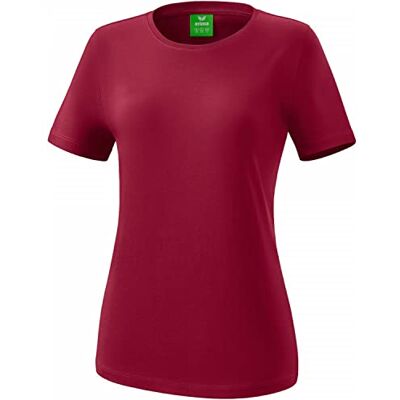 Erima Damen Basic Teamsport T-Shirt (2082105), Bordeaux, 44 Erima Damen Basic Teamsport T-Shirt (2082105), Bordeaux, 44