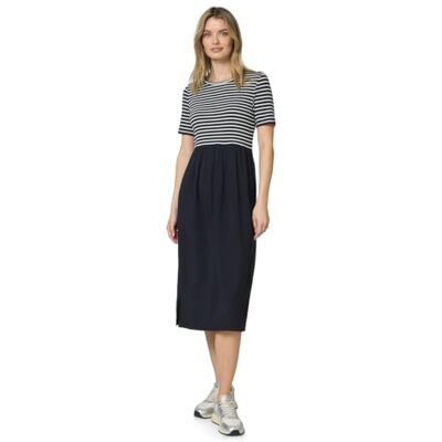 Street One Midi-Kleid mit Strukturmix Street One Midi-Kleid mit Strukturmix