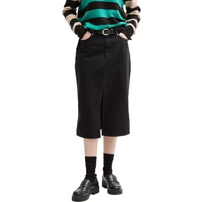 TOM TAILOR Denim Damen Midi Rock TOM TAILOR Denim Damen Midi Rock