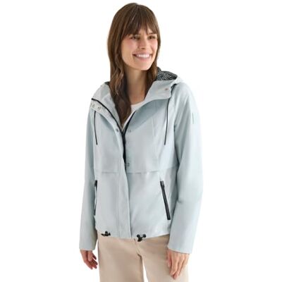 Cecil Windbreaker mit Hoodie watercolour blue XXL Cecil Windbreaker mit Hoodie watercolour blue XXL