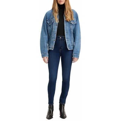 Levi's Damen Jeanshose 721 mit Stretch-Anteil, Skinny Fit, Blau (Chelsea Eve), W25/L32 Levi's Damen Jeanshose 721 mit Stretch-Anteil, Skinny Fit, Blau (Chelsea Eve), W25/L32