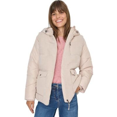 Cecil Teddy Jacke mit Strukturmix teddy vanilla white XL Cecil Teddy Jacke mit Strukturmix teddy vanilla white XL