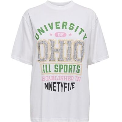 ONLY Onljenna S/S Stone Sport Top Box JRS ONLY Onljenna S/S Stone Sport Top Box JRS
