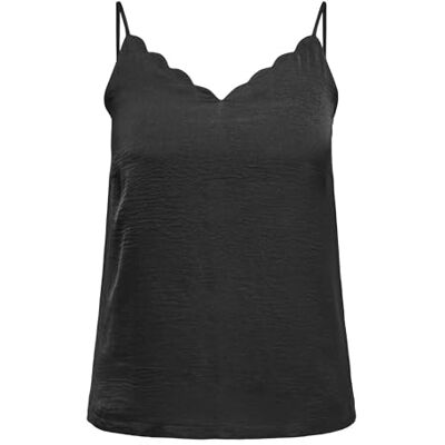 ONLY Carmakoma Damen Cardebbie Singlet WVN Noos, Black, 46 ONLY Carmakoma Damen Cardebbie Singlet WVN Noos, Black, 46