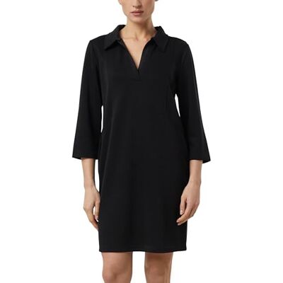 Comma Kurzes Jerseykleid mit Polokragen und Eingrifftaschen Comma Kurzes Jerseykleid mit Polokragen und Eingrifftaschen