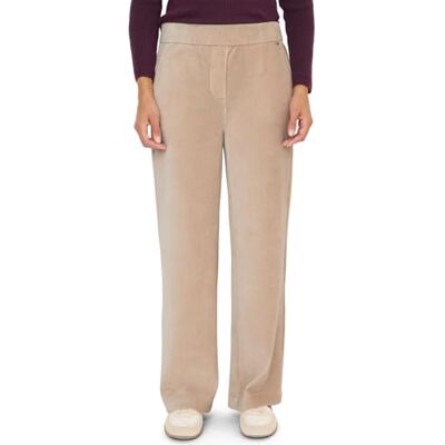 Cecil Wide Leg Cordhose Silvery beige L Cecil Wide Leg Cordhose Silvery beige L