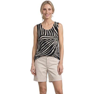 Street One Top mit V-Neck und Elastiksaum Black 40 Street One Top mit V-Neck und Elastiksaum Black 40