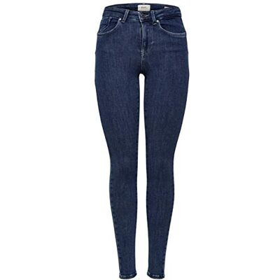 ONLY NOS Damen ONLPOWER MID PUSH UP SK JEA REA3223 NOOS Skinny Jeans,, per pack Blau (Dark Blue Denim Dark Blue Denim), 42/L30 (Herstellergröße: XL) ONLY NOS Damen ONLPOWER MID PUSH UP SK JEA REA3223 NOOS Skinny Jeans,, per pack Blau (Dark Blue Denim Dark Blue Denim), 42/L30 (Herstellergröße: XL)