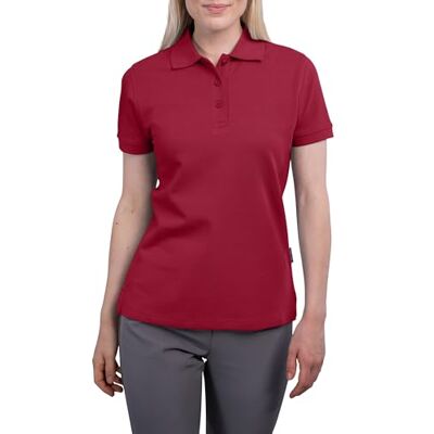 HRM Damen Heavy Polo, Bordeaux, Gr. S I Premium Polo-Shirt aus 100% Baumwolle I Basic Polohemd bis 60°C waschbar I Hochwertige & nachhaltige Damen-Oberteile I Workwear HRM Damen Heavy Polo, Bordeaux, Gr. S I Premium Polo-Shirt aus 100% Baumwolle I Basic Polohemd bis 60°C waschbar I Hochwertige & nachhaltige Damen-Oberteile I Workwear