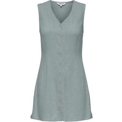ONLY Onlsiesta Lin Bl Sl Short Dress PNT Noos ONLY Onlsiesta Lin Bl Sl Short Dress PNT Noos