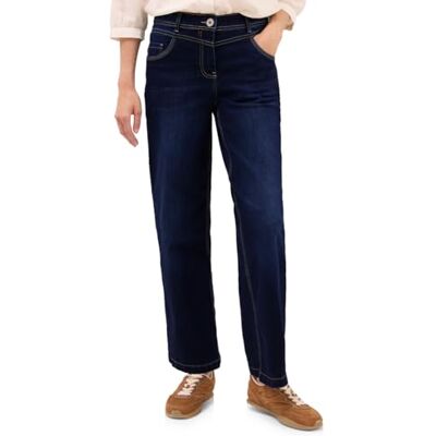 Cecil Wide Leg Jeans Dark Blue wash 31 Cecil Wide Leg Jeans Dark Blue wash 31