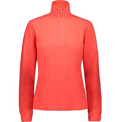 CMP Damen-Sweatshirt, Rotes Fluo, XS CMP Damen-Sweatshirt, Rotes Fluo, XS