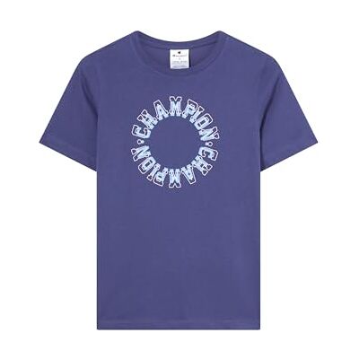 Champion Legacy Damen Graphic Crewneck T-Shirt L Blau, blau, L Champion Legacy Damen Graphic Crewneck T-Shirt L Blau, blau, L