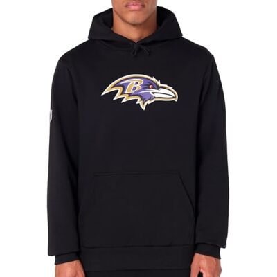 New Era Baltimore Ravens NFL Team Logo Hoody Schwarz Kapuzenpullover M New Era Baltimore Ravens NFL Team Logo Hoody Schwarz Kapuzenpullover M