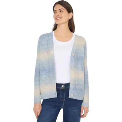 Cecil Space Dye V-Neck Cardigan Cecil Space Dye V-Neck Cardigan