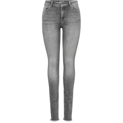 ONLY NOS Damen ONLBLUSH MID SK ANK RAW JNS REA0918 NOOS Skinny Jeans, per Pack Grau (Grey Denim Grey Denim), 38/L32 (Herstellergröße: M) ONLY NOS Damen ONLBLUSH MID SK ANK RAW JNS REA0918 NOOS Skinny Jeans, per Pack Grau (Grey Denim Grey Denim), 38/L32 (Herstellergröße: M)
