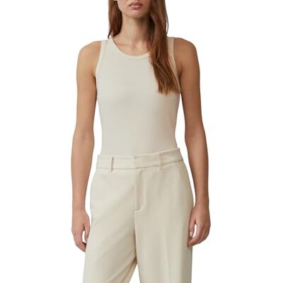 s.Oliver Damen T-Shirt – Slim Fit, ärmellos, Rippstruktur, weich s.Oliver Damen T-Shirt – Slim Fit, ärmellos, Rippstruktur, weich