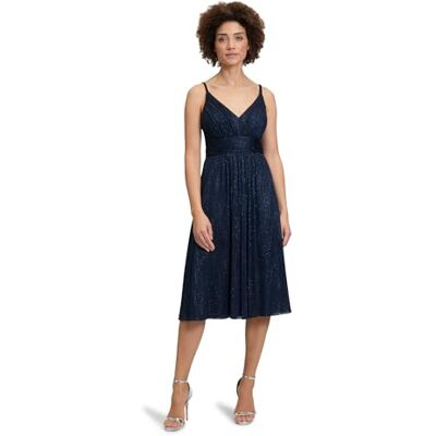 Vera Mont Damen Abendkleid im Glitzer-Look Night Sky,42 Vera Mont Damen Abendkleid im Glitzer-Look Night Sky,42
