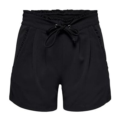 JDY Damen NEW Catia JRS NOOS Shorts, Black, s JDY Damen NEW Catia JRS NOOS Shorts, Black, s